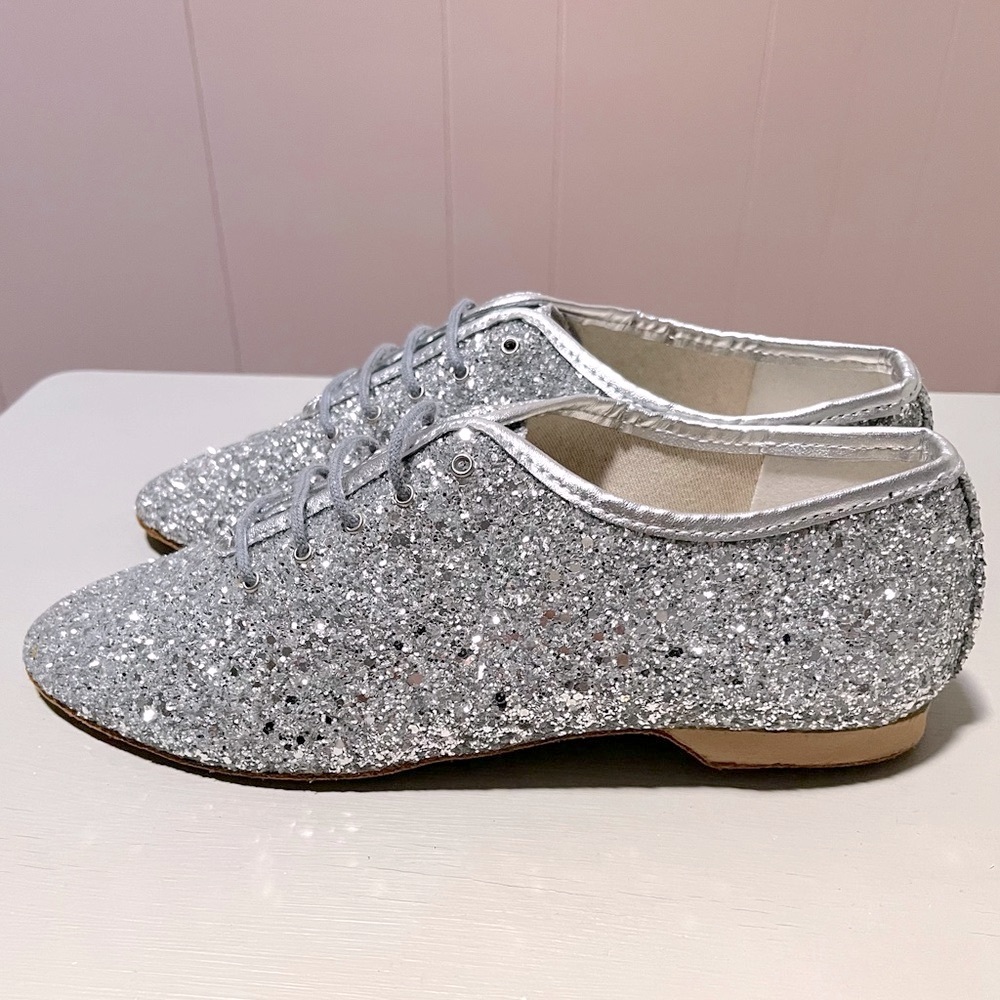 NWT Antonio Alvarez silver sparkle jazz shoe, 8.5 - Picture 2 of 6